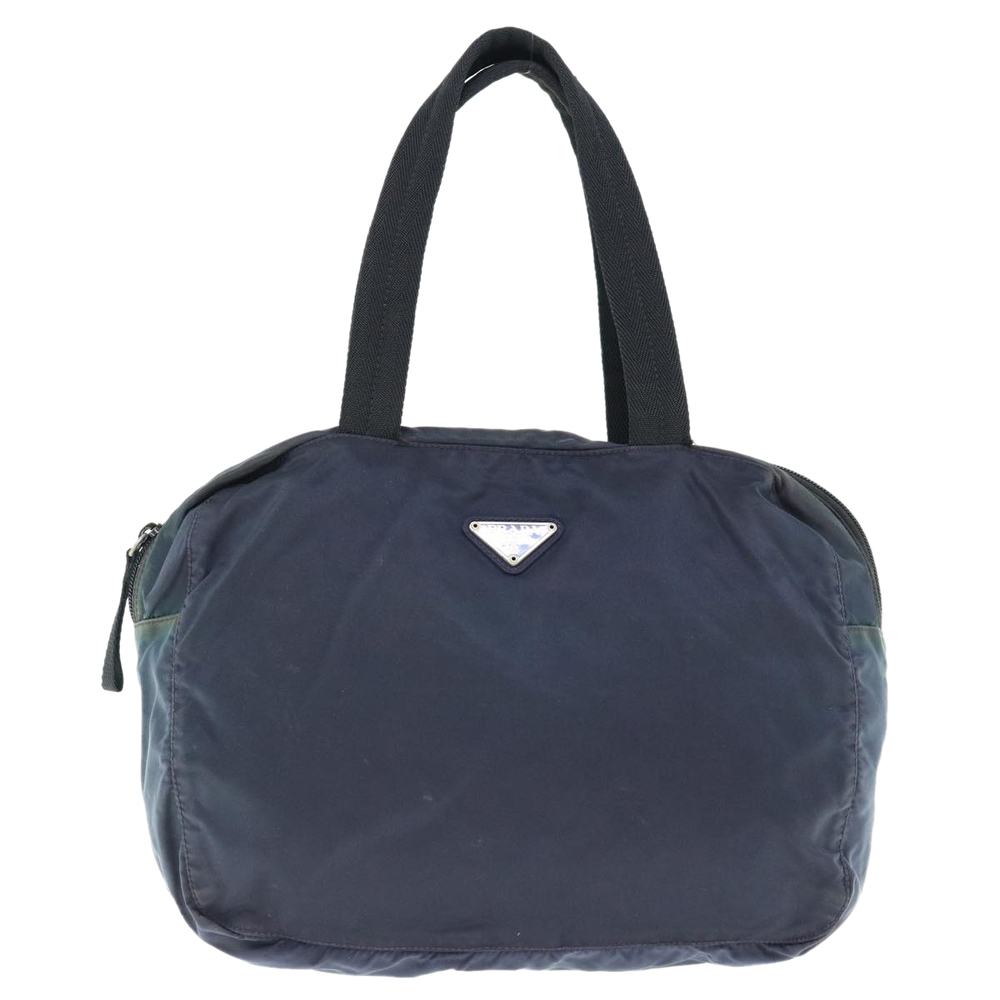 PRADA Hand Bag Nylon Navy Auth 64462 - Picture 13 of 16
